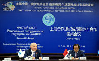 Круглый стол ШОС в рамках Первого Китайско-Российского ЭКСПО Круглый стол ШОС в рамках Первого Китайско-Российского ЭКСПО
