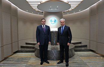 Встреча Генерального секретаря ШОС с Чрезвычайным и Полномочным Послом Азербайджанской Республики в Китайской Народной Республике Встреча Генерального секретаря ШОС с Чрезвычайным и Полномочным Послом Азербайджанской Республики в Китайской Народной Республике