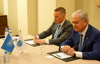 Встреча Генерального секретаря ШОС с Исполнительным секретарем ЭСКАТО ООН Встреча Генерального секретаря ШОС с Исполнительным секретарем ЭСКАТО ООН