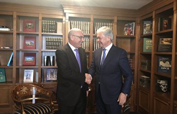 Встреча Генерального секретаря ШОС с заместителем Генсекретаря ООН Встреча Генерального секретаря ШОС с заместителем Генсекретаря ООН