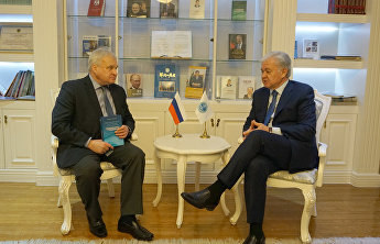 Встреча Генерального секретаря ШОС Р.Алимова с Чрезвычайным и Полномочным Послом Российской Федерации в КНР А.И.Денисовым Встреча Генерального секретаря ШОС Р.Алимова с Чрезвычайным и Полномочным Послом Российской Федерации в КНР А.И.Денисовым