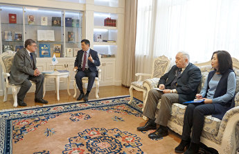 Генеральный секретарь ШОС принял Президента Пресс-клуба ШОС Генеральный секретарь ШОС принял Президента Пресс-клуба ШОС