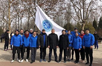 Международная легкоатлетическая эстафета в Пекине Международная легкоатлетическая эстафета в Пекине