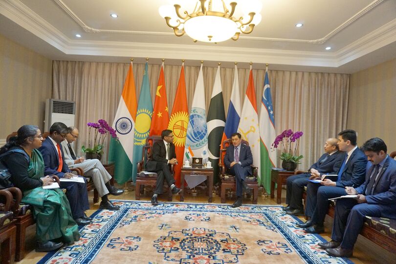 Генеральный секретарь ШОС принял Посла Республики Индии в КНР