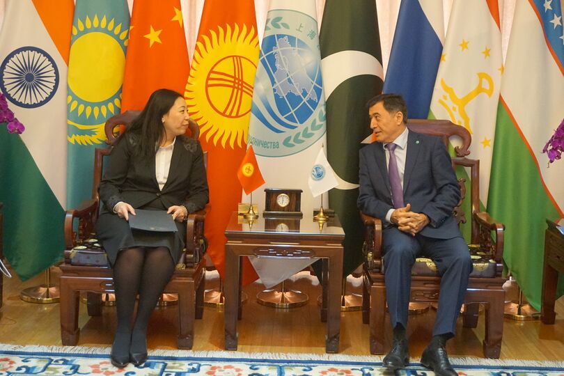 Генеральный секретарь ШОС встретился с Чрезвычайным и Полномочным Послом Кыргызской Республики в КНР