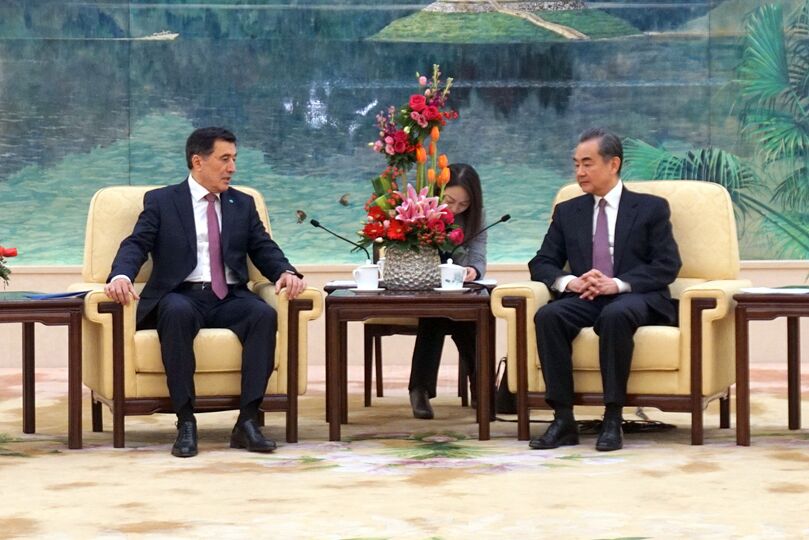 Встреча Генерального секретаря ШОС Владимира Норова с Членом Госсовета, Министром иностранных дел КНР Ван И