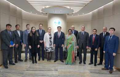 Генеральный секретарь ШОС встретился с представителями посольств государств-наблюдателей и партнёров по диалогу, отвечающих за взаимодействие с ШОС