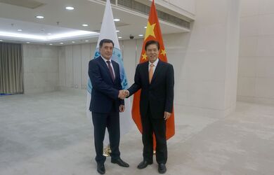 Генеральный секретарь ШОС встретился с Министром коммерции Китайской Народной Республики