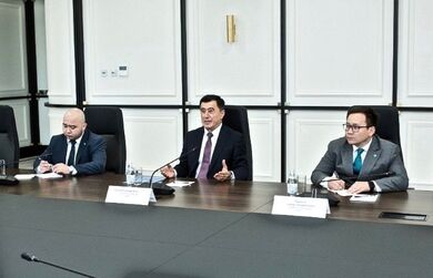 Генеральный секретарь ШОС встретился с Управляющим Международным финансовым центром «Астана»