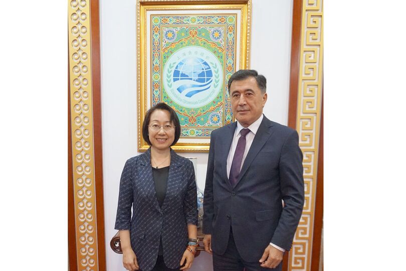 Генеральный секретарь ШОС встретился с вице-мэром города Наньнин 