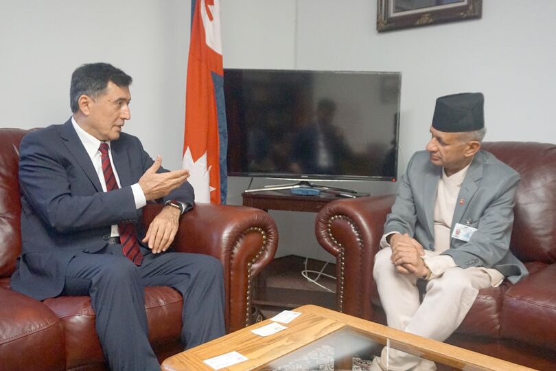 Генеральный секретарь ШОС встретился с Министром иностранных дел Непала