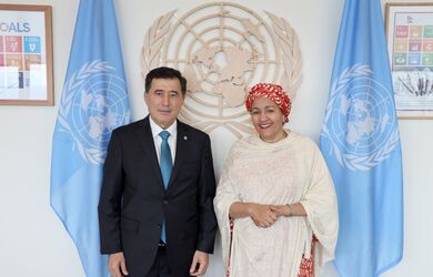 Генеральный секретарь ШОС встретился с Первым заместителем Генерального секретаря ООН