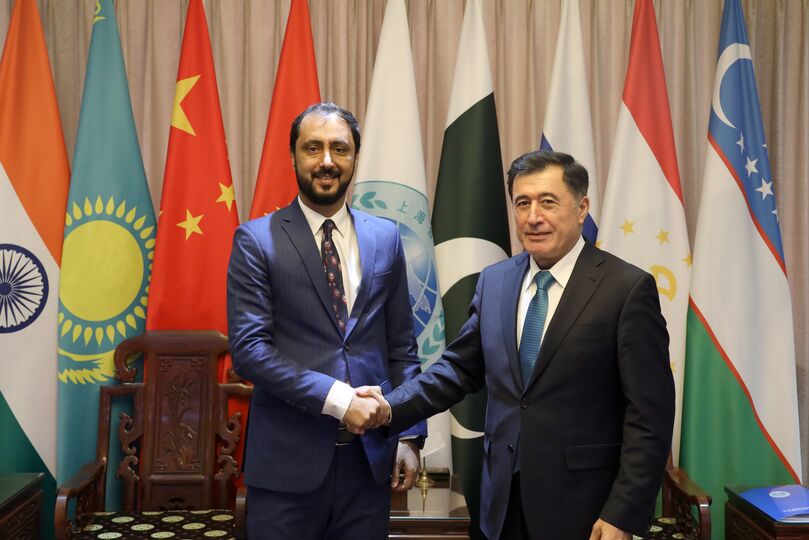 Генеральный секретарь ШОС встретился с новым послом Афганистана в КНР