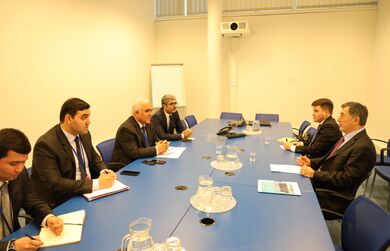 Встреча c Директором Агентства по контролю за наркотиками при Президенте Таджикистана Шерхоном Салимзода