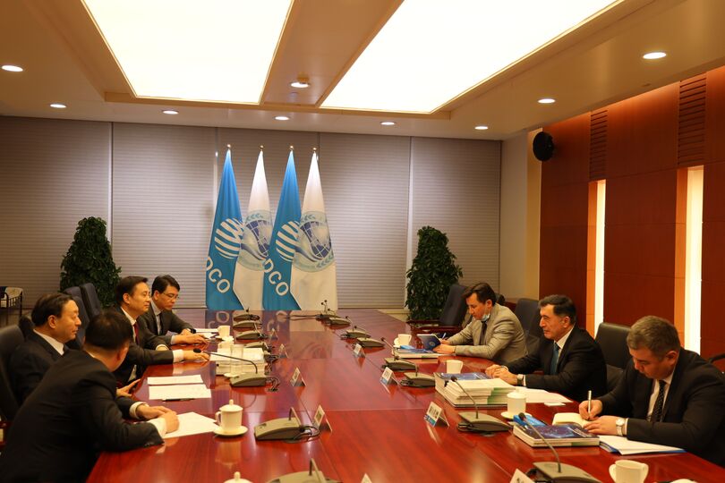 Встреча Генерального секретаря ШОС с Председателем Организации по развитию и кооперации глобального энергетического объединения 