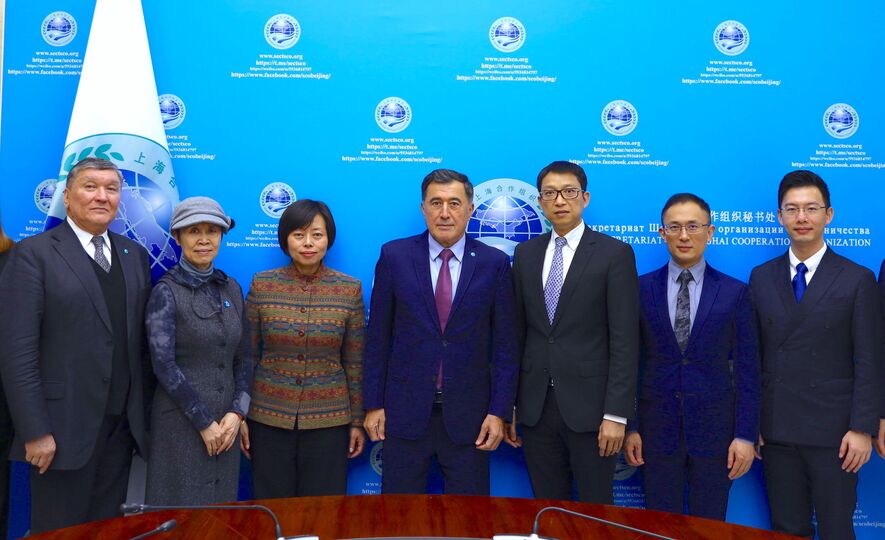 Генеральный секретарь ШОС встретился с Заместителем руководителя Канцелярии по иностранным делам города Шэньчжэнь