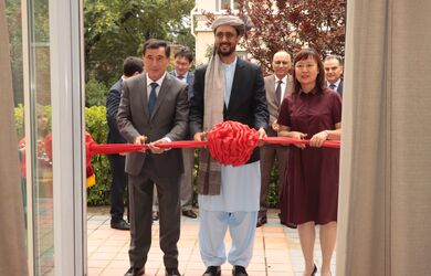 Генеральный секретарь ШОС  принял участие в церемонии открытия культурного зала  в Посольстве Афганистана в Китае