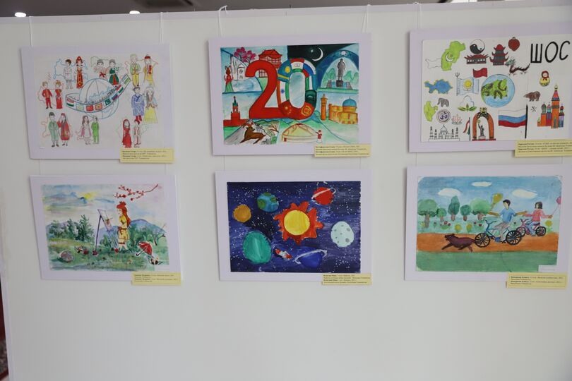Церемония открытия выставки детского творчества стран ШОС «Добро пожаловать на 20-летие ШОС»