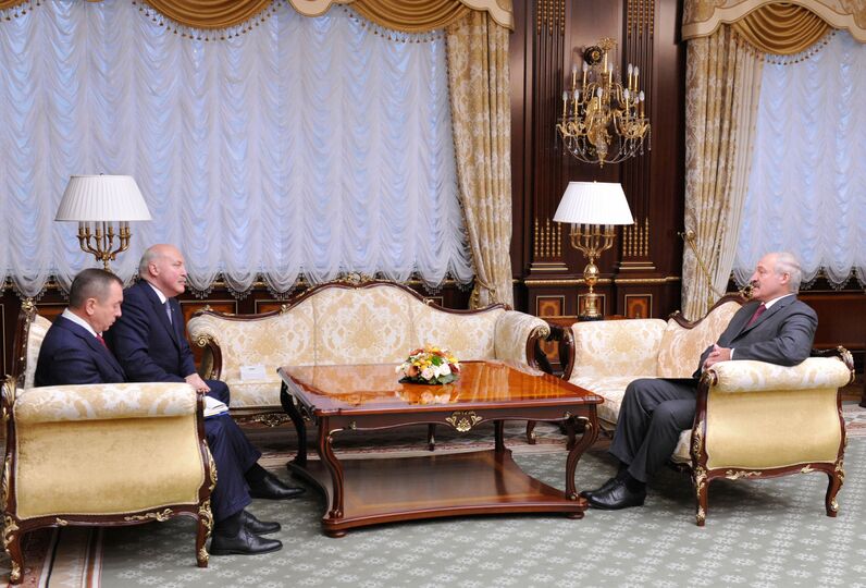 Встреча Генерального секретаря ШОС Д.Мезенцева с Президентом Республики Беларусь А.Лукашенко