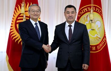 Чжан Мин и Президент КР