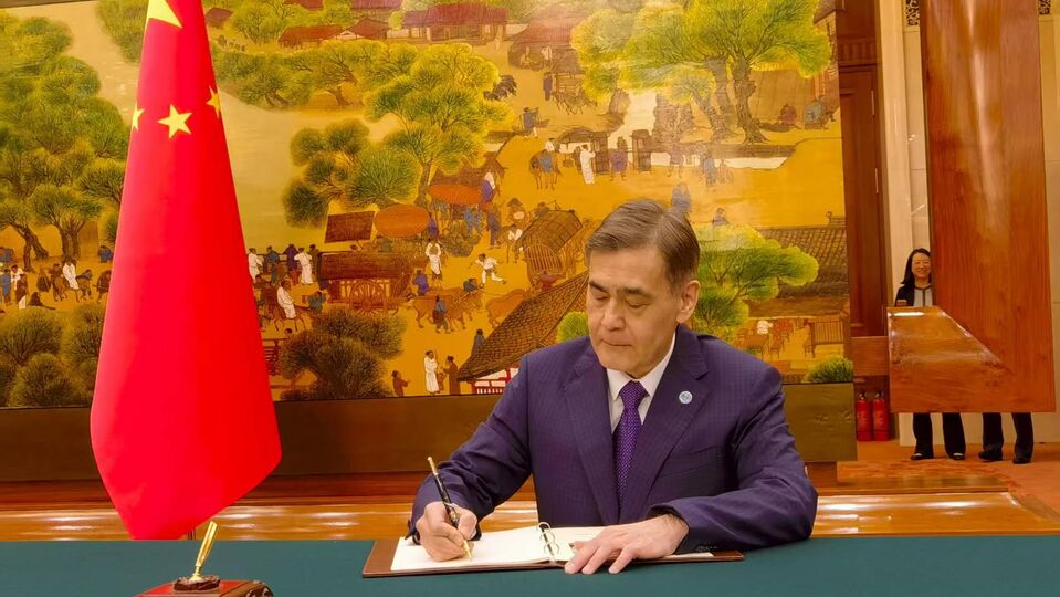 Генеральный секретарь ШОС встретился с Председателем КНР Си Цзиньпином в ходе церемонии вручения верительных грамот послами зарубежных государств в Китае