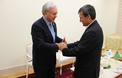 Генсекретарь ШОС и министр иностранных дел Туркменистана обсудили перспективы сотрудничества