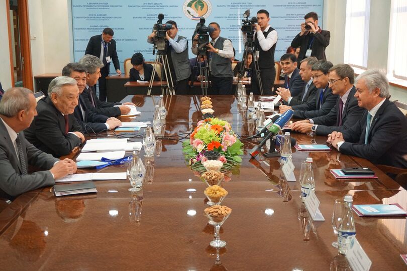 Миссии наблюдателей от ШОС на выборах Президента Республики Узбекистан приступила к работе