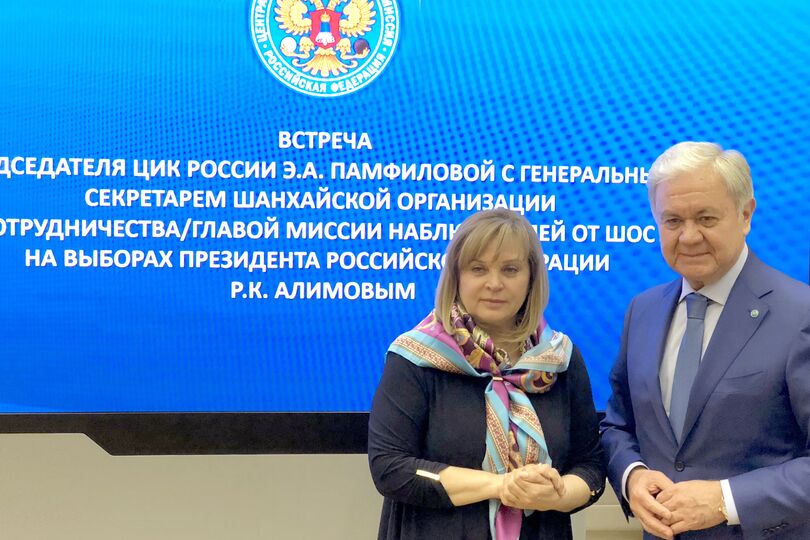 Встреча с Председателем Центральной избирательной комиссии Российской Федерации Э.А.Памфиловой