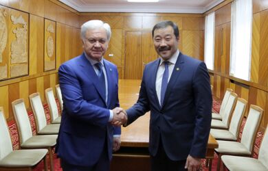 Встреча с Министром транспорта Монголии Ж.Бат-Эрдэнэ