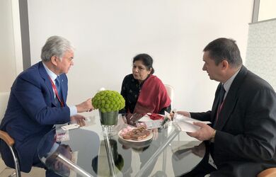 Встреча с заместителем Генсекретаря ООН, Исполнительным секретарем ЭСКАТО Шамшад Ахтар