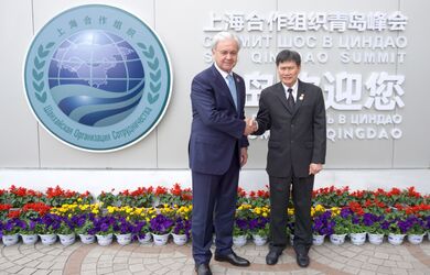 Встреча генеральных секретарей ШОС и АСЕАН