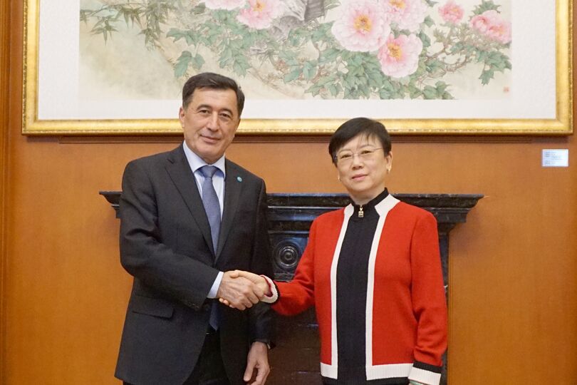 В Пекине прошла встреча Генерального секретаря ШОС и Председателя Китайского народного общества дружбы с зарубежными странами