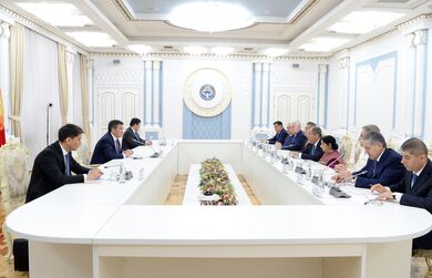 Встреча Сооронбая Жээнбекова с министрами иностранных дел государств-членов ШОС